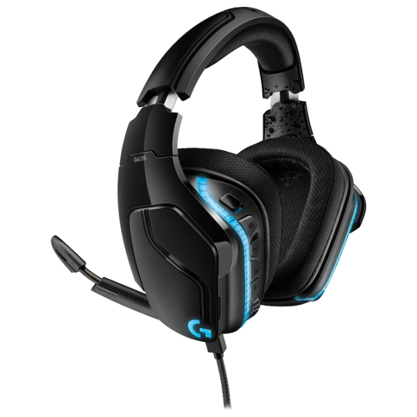 Căști Logitech G635 7.1 Lightsync Black Cu fir/ Gaming photo 1