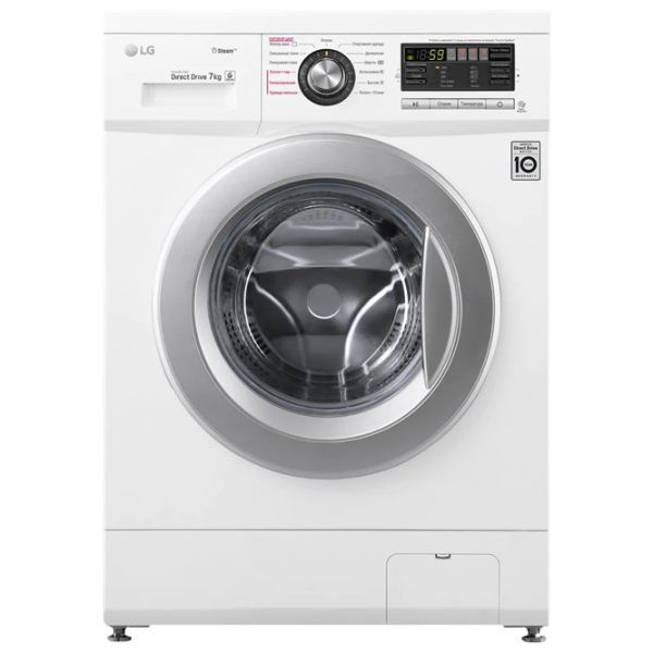 Стиральная машина LG F1296HDS1 Direct Drive/Steam/6 Motion DD/7 кг/Белый photo 1