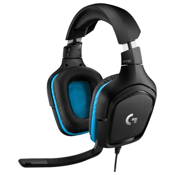 Căști Logitech G432 Black Cu fir/ Gaming photo 1