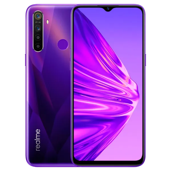 Realme 5 4 ГБ/ 128 ГБ/ Dual SIM/ Crystal Фиолетовый photo 1 Realme 5 4 ГБ/ 128 ГБ/ Dual SIM/ Crystal Фиолетовый photo 1