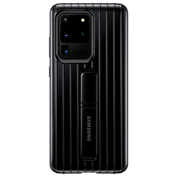 Husă pentru smartphone Samsung Galaxy S20 Ultra Samsung/ Back/ PC/ Protective Standing Cover Black photo 1