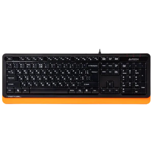 Клавиатура A4Tech FK10 Проводная/ Оранжевый photo 1