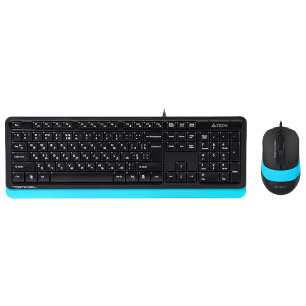 Клавиатура A4Tech F1010 Проводная/ Синий photo 1