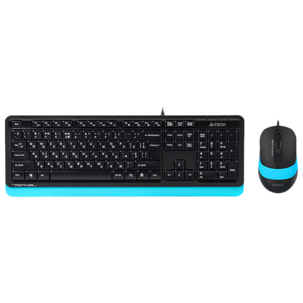 Клавиатура A4Tech F1010 Проводная/ Синий photo 1