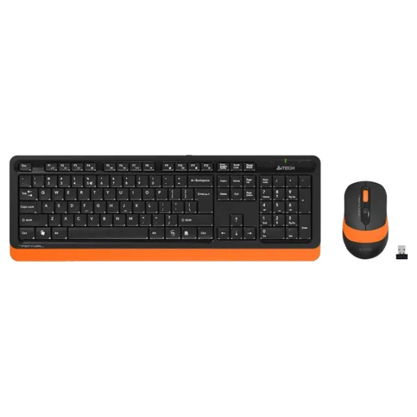 Tastatura & Mouse A4Tech FG1010 Fără fir / Orange photo 1