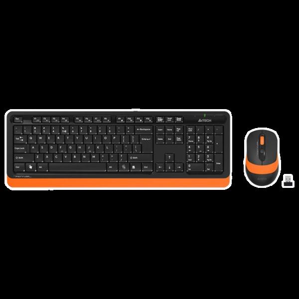 Tastatura & Mouse A4Tech FG1010 Fără fir / Orange photo 1