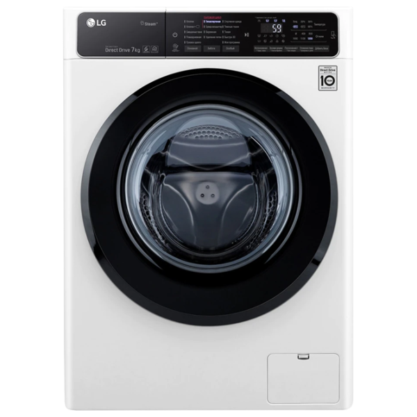 Стиральная машина LG F2H5HS6W Direct Drive/Steam/6 Motion DD/7 кг/Белый photo 1 Стиральная машина LG F2H5HS6W Direct Drive/Steam/6 Motion DD/7 кг/Белый photo 1