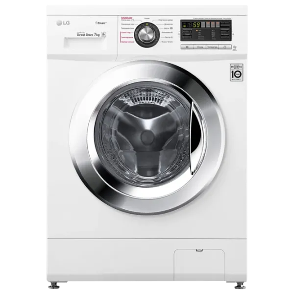 Стиральная машина LG F12M7HDS3 Direct Drive/Steam/6 Motion DD/7 кг/Белый photo 1 Стиральная машина LG F12M7HDS3 Direct Drive/Steam/6 Motion DD/7 кг/Белый photo 1