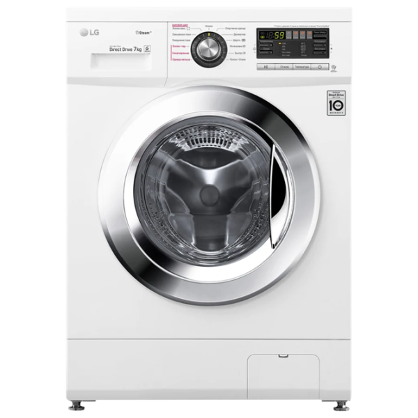 Стиральная машина LG F12M7HDS3 Direct Drive/Steam/6 Motion DD/7 кг/Белый photo 1 Стиральная машина LG F12M7HDS3 Direct Drive/Steam/6 Motion DD/7 кг/Белый photo 1
