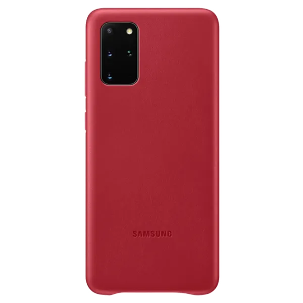 Husa Samsung Galaxy S20+ Original Back/ Leather/ Red photo 1