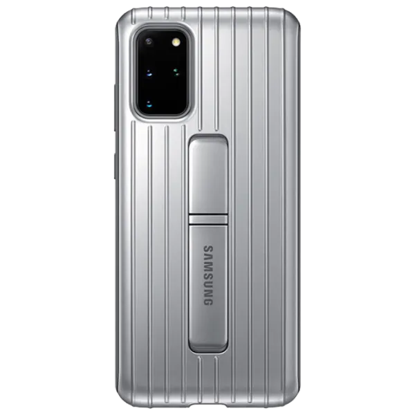 Husă pentru smartphone Samsung Galaxy S20+ Samsung/ Back/ PC/ Silver photo 1