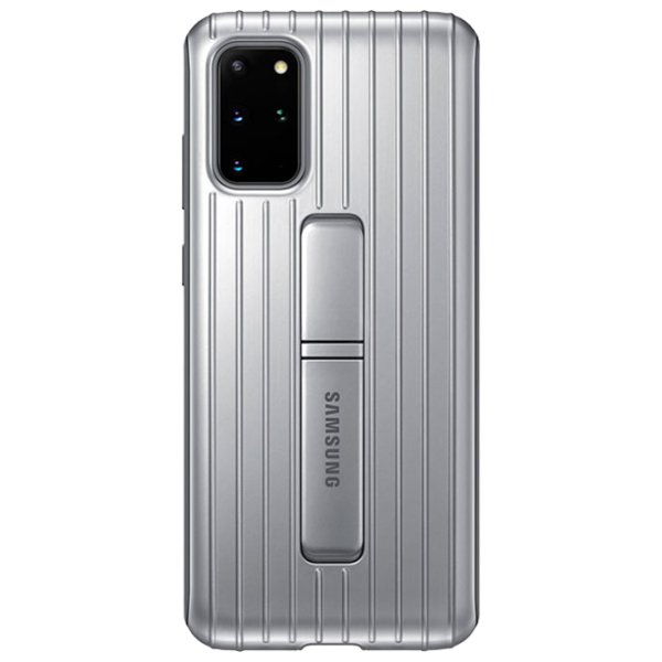 Husă pentru smartphone Samsung Galaxy S20+ Samsung/ Back/ PC/ Silver photo 1