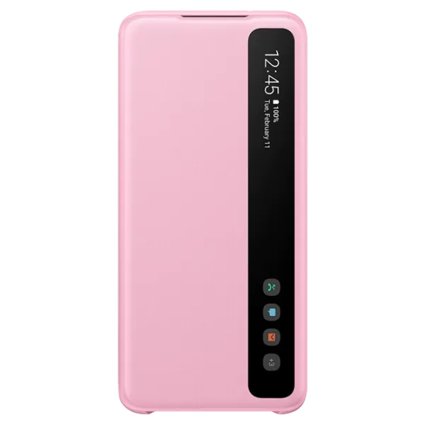 Чехол для смартфона Samsung Galaxy S20 Samsung/ Flip Cover View/ PU/ Розовый photo 1