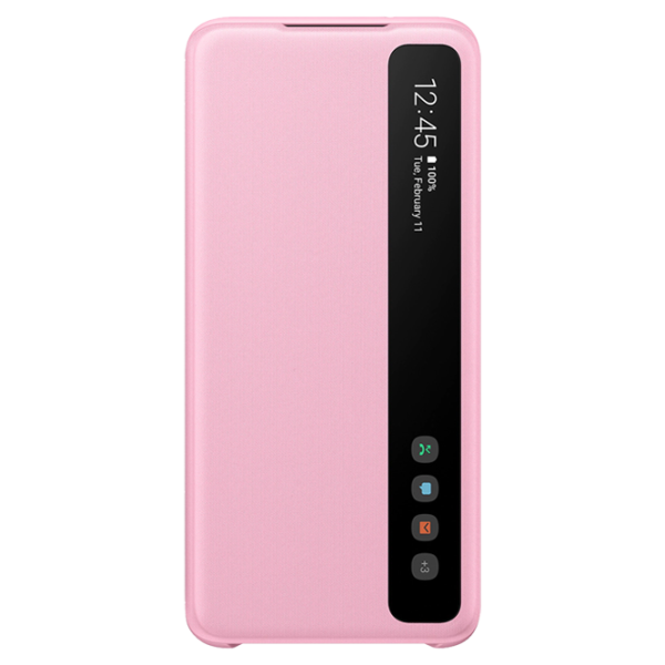 Чехол для смартфона Samsung Galaxy S20 Samsung/ Flip Cover View/ PU/ Розовый photo 1