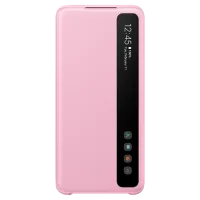 Чехол для смартфона Samsung Galaxy S20 Samsung/ Flip Cover View/ PU/ Розовый