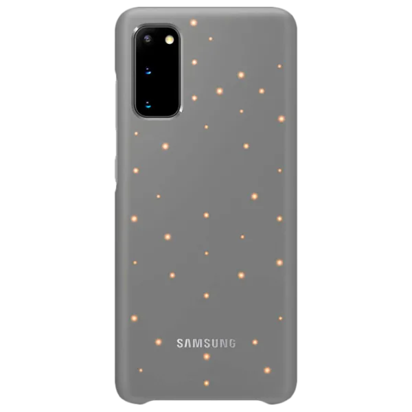 Чехол для смартфона Samsung Galaxy S20 Samsung/ Led Cover/ Силикон/ Серый photo 1