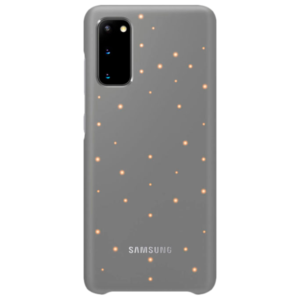 Чехол для смартфона Samsung Galaxy S20 Samsung/ Led Cover/ Силикон/ Серый photo 1