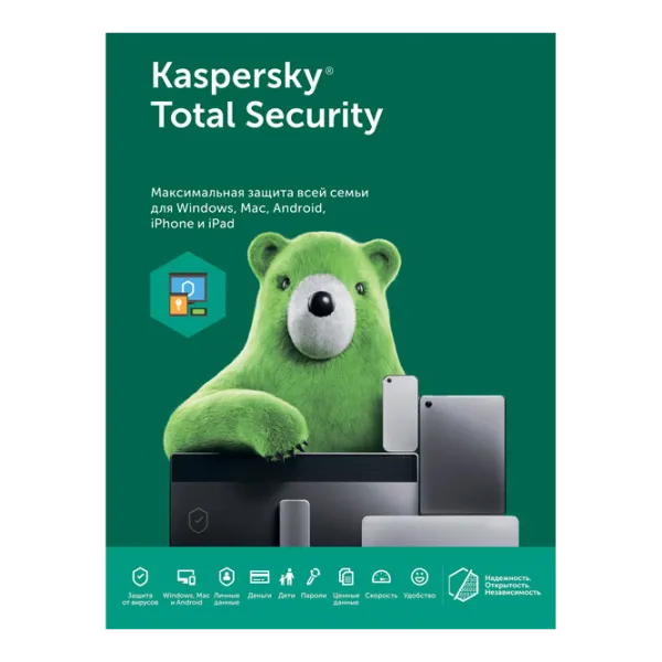 KASPERSKY Total Security (KTS) 2 Devices/ Онлайн/ X86/X64 photo 1