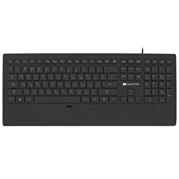 Tastatură Canyon CNS-HKB6-RU Cu fir/ Black photo 1