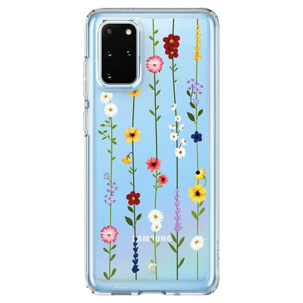 Husă pentru smartphone Samsung Galaxy S20+ Spigen/ Back/ TPU/ Flowers Transparent photo 1 Husă pentru smartphone Samsung Galaxy S20+ Spigen/ Back/ TPU/ Flowers Transparent photo 1