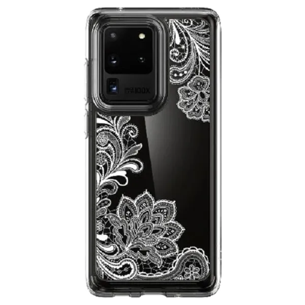 Husă pentru smartphone Samsung Galaxy S20+ Spigen/ Back/ TPU/ White Transparent photo 1