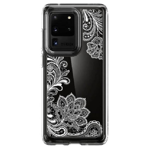 Husă pentru smartphone Samsung Galaxy S20+ Spigen/ Back/ TPU/ White Transparent photo 1