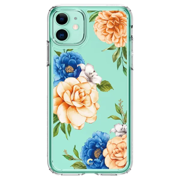 Husă pentru smartphone Apple iPhone 11 Spigen/ Back/ TPU/ Blue Transparent photo 1