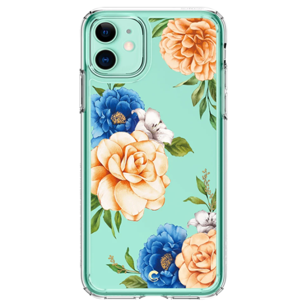 Husă pentru smartphone Apple iPhone 11 Spigen/ Back/ TPU/ Blue Transparent photo 1