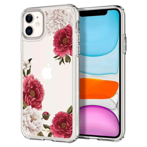 Husă pentru smartphone Apple iPhone 11 Spigen/ Back/ TPU/ Transparent Red photo 1 Husă pentru smartphone Apple iPhone 11 Spigen/ Back/ TPU/ Transparent Red photo 1