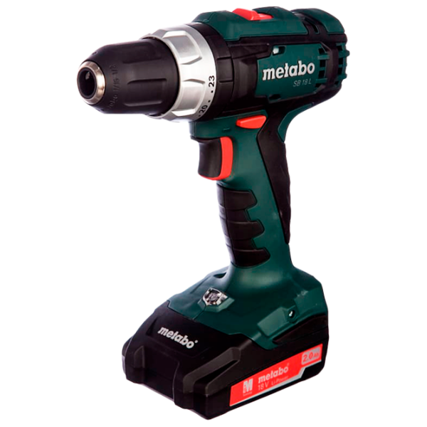 Дрель Metabo SB 18 L 2x2.0Ah +Case (602317500) 450 об/мин photo 1