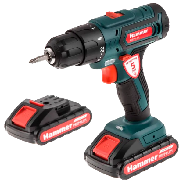 Дрель-шуруповерт Hammer ACD143Li Premium 400 rot/min photo 1