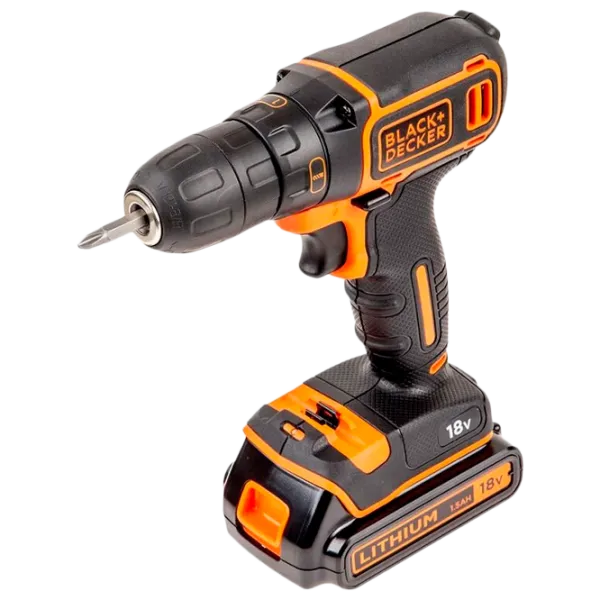 Дрель-шуруповерт Black&Decker BDCDC18KB 650 об/ мин photo 1