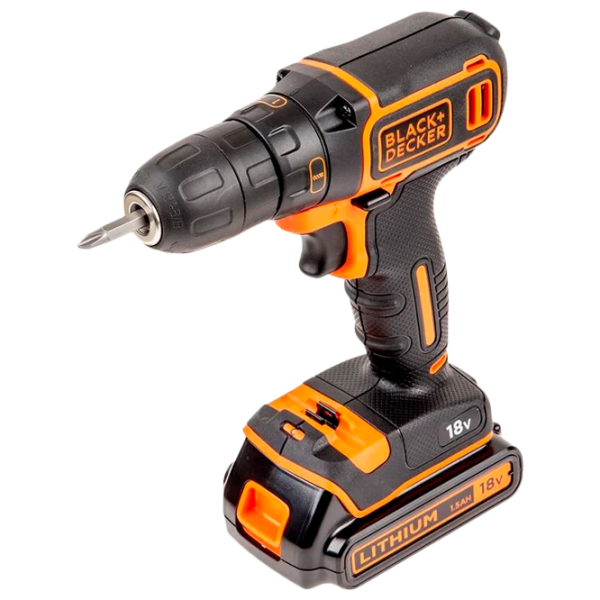 Дрель-шуруповерт Black&Decker BDCDC18KB 650 об/ мин photo 1