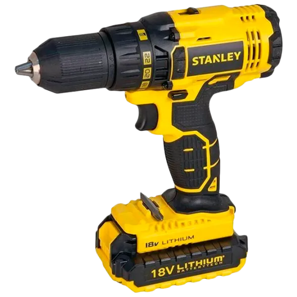 Дрель-шуруповерт Stanley SCD20C2K-RU 1500 об/ мин photo 1