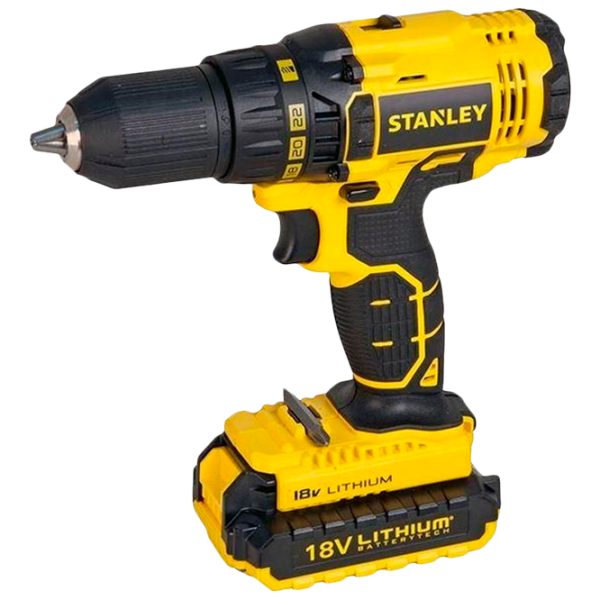 Дрель-шуруповерт Stanley SCD20C2K-RU 1500 об/ мин photo 1