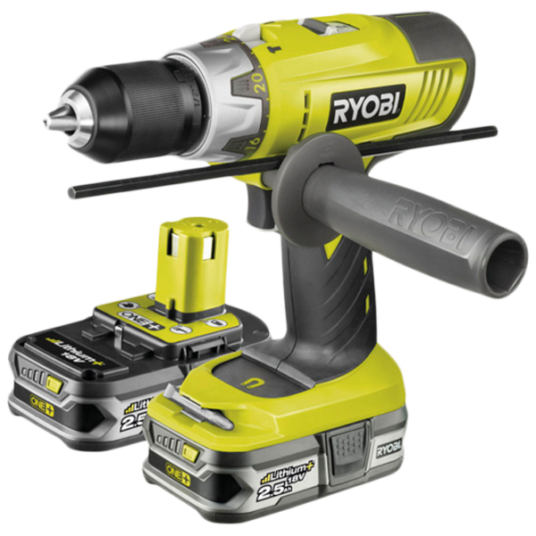 Дрель-шуруповерт Ryobi R18PD-LL26 375 об/мин photo 1