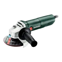 Шлифовальная машина Metabo W 650-125 (603602010) Угловая/ 650 Вт/ Зелёный