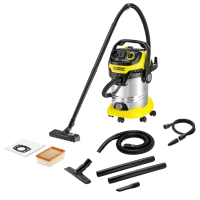 Промышленный пылесос KARCHER WD 6 Premium Inox Renovation 1300 Вт / Нержавеющая сталь