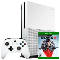 Microsoft Xbox One S + Gears 5  / Белый