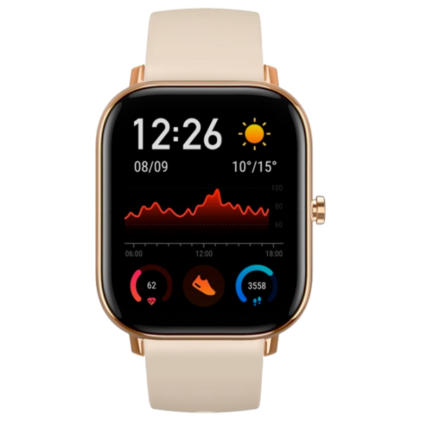 Ceas inteligent Xiaomi Amazfit GTS 1.65"/ Gold Yellow photo 1