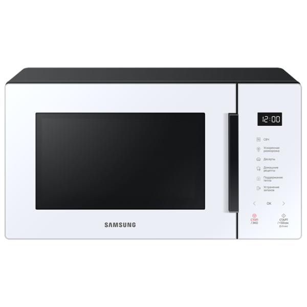 Микроволновая печь Samsung MS23T5018AW/ BW Отдельно стоящий/ 800 Вт/ Белый photo 1