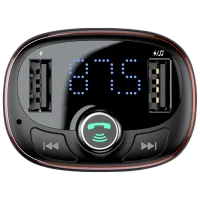 FM Модулятор Baseus CCALL-TM12 Коричневый