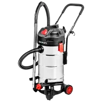 Промышленный пылесос Graphite 59G608 1500 Вт / Нержавеющая сталь