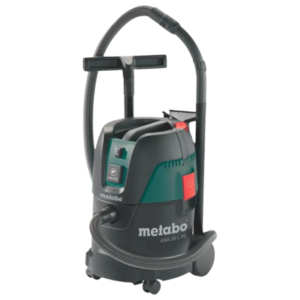 Промышленный пылесос Metabo ASA 25L 1250 Вт / Зеленый photo 1