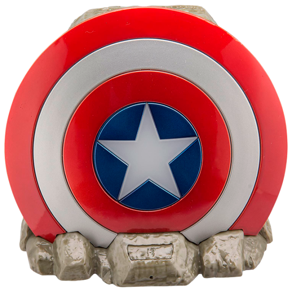 Boxă portabilă eKids/ iHome Marvel Captain America Shield Red photo 1