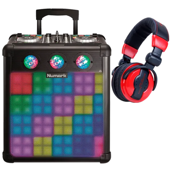 Boxă pentru Party Numark Party Mix Pro + DJ Lava HP 550 80 W/ Black photo 1