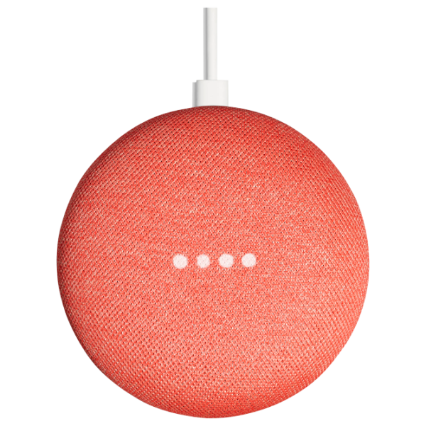 Boxă portabilă Google Home Mini Red photo 1