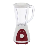 Блендер стационарный Maxwell MW-1171B 450 Вт/ Красный Белый