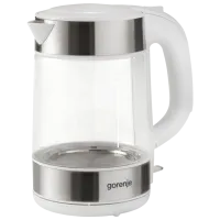 Электрочайник Gorenje Kettle K17GWE 1.7л / Скрытый / Белый