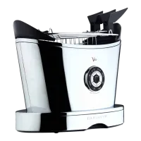 Тостер Bugatti 13-VOLO024A Механико-электронный/ 930 Вт/ Нержавеющая сталь Серебристый